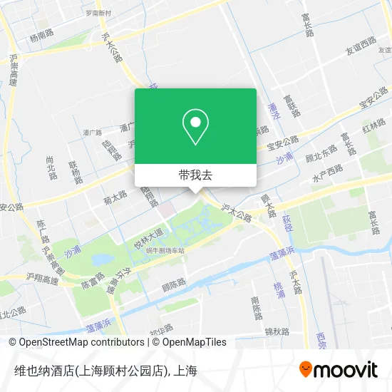 维也纳酒店(上海顾村公园店)地图