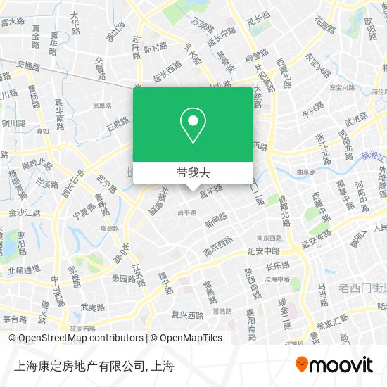 上海康定房地产有限公司地图