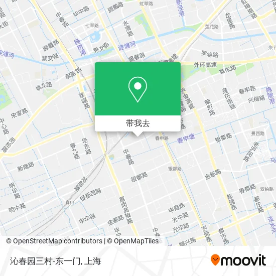 沁春园三村-东一门地图