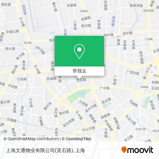 上海文通物业有限公司(灵石路)地图