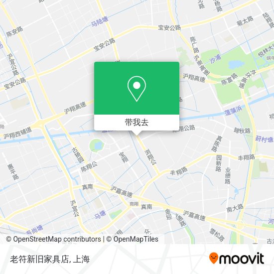 老符新旧家具店地图