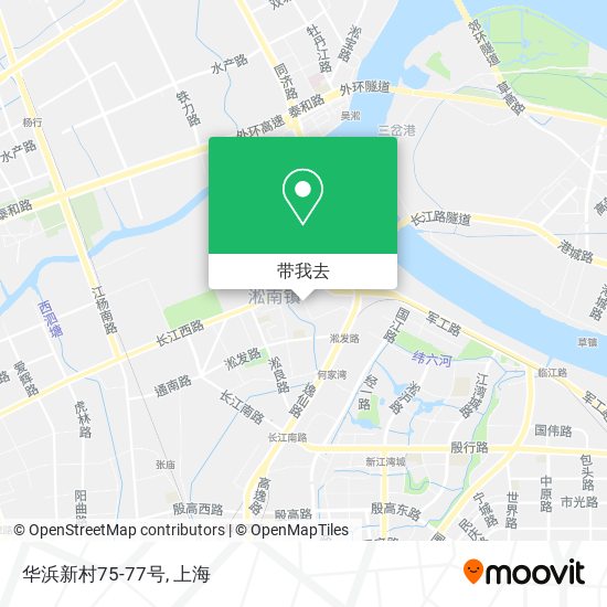 华浜新村75-77号地图