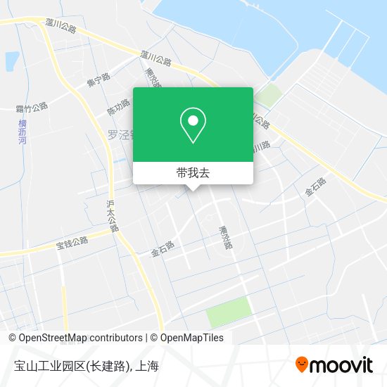 宝山工业园区(长建路)地图