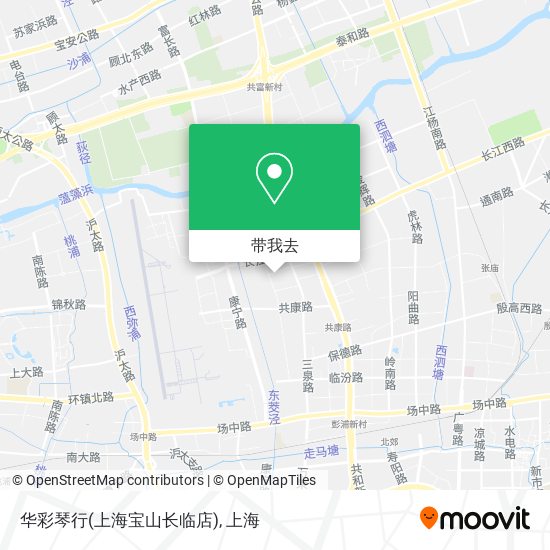 华彩琴行(上海宝山长临店)地图