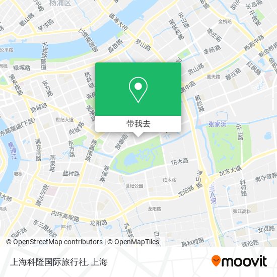 上海科隆国际旅行社地图