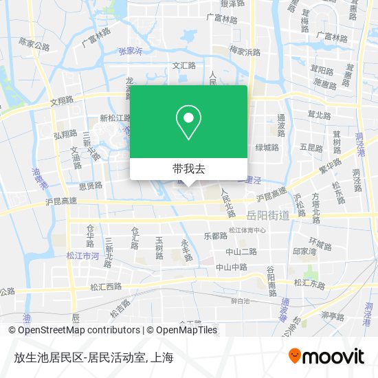 放生池居民区-居民活动室地图