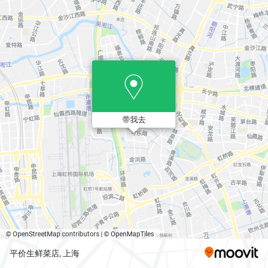 平价生鲜菜店地图