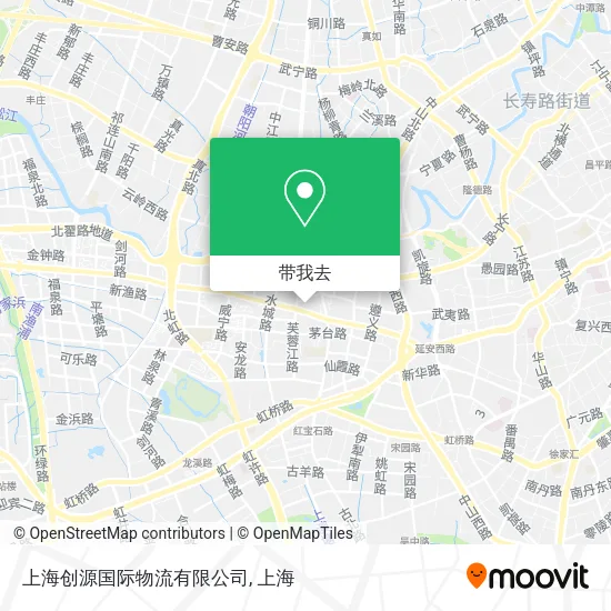 上海创源国际物流有限公司地图