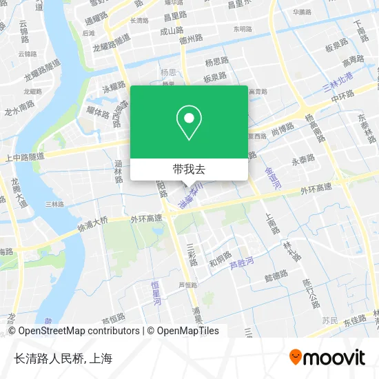 长清路人民桥地图
