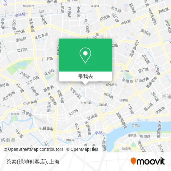 茶泰(绿地创客店)地图