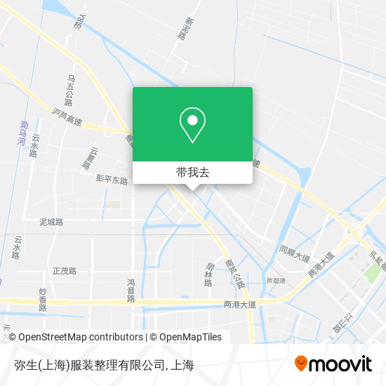 弥生(上海)服装整理有限公司地图