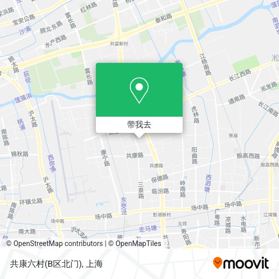 共康六村(B区北门)地图