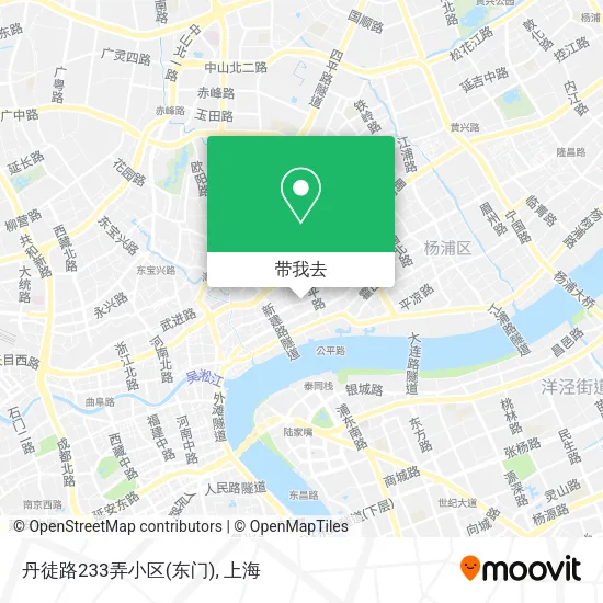 丹徒路233弄小区(东门)地图
