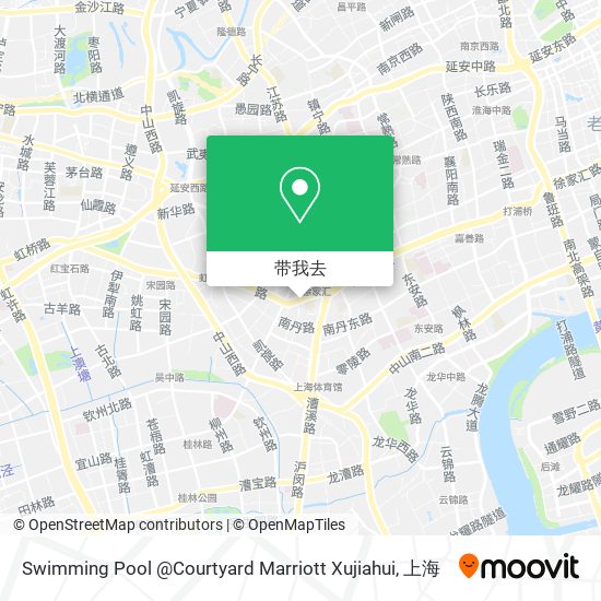 Swimming Pool @Courtyard Marriott Xujiahui地图