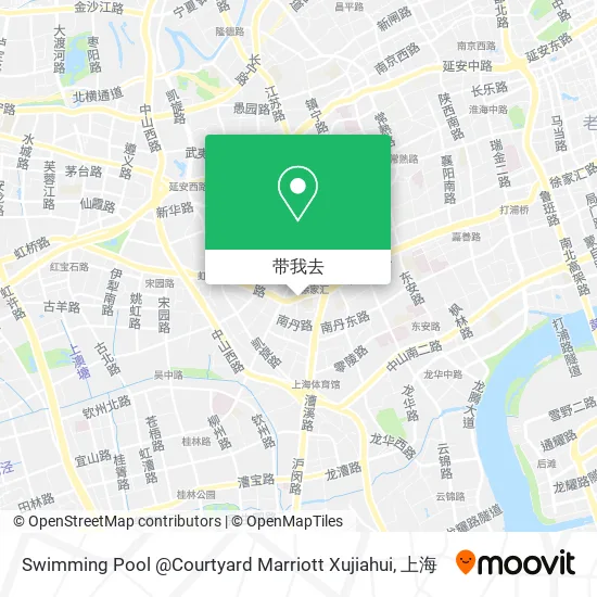 Swimming Pool @Courtyard Marriott Xujiahui地图
