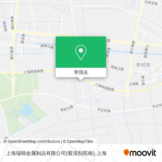 上海瑞锦金属制品有限公司(紫清别苑南)地图