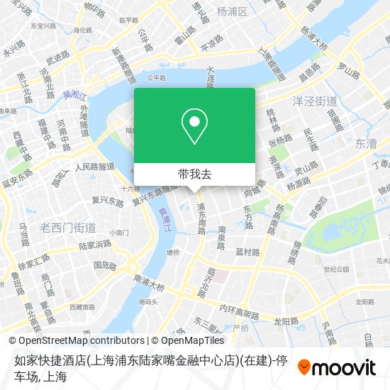 如家快捷酒店(上海浦东陆家嘴金融中心店)(在建)-停车场地图