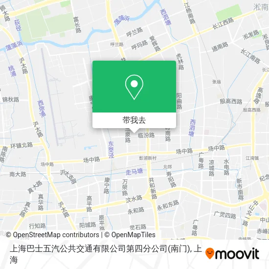 上海巴士五汽公共交通有限公司第四分公司(南门)地图