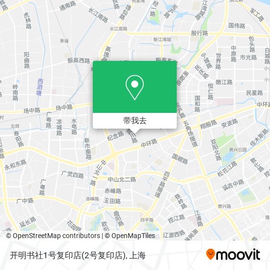 开明书社1号复印店(2号复印店)地图