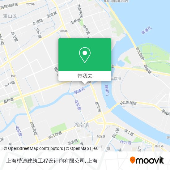 上海楷迪建筑工程设计询有限公司地图