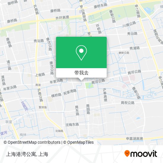 上海港湾公寓地图