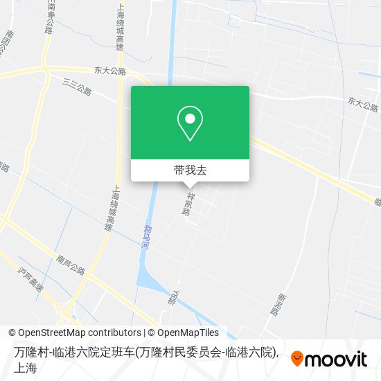 万隆村-临港六院定班车(万隆村民委员会-临港六院)地图