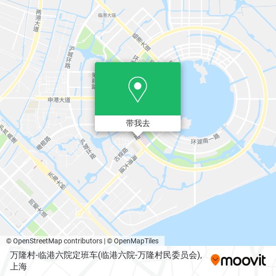 万隆村-临港六院定班车(临港六院-万隆村民委员会)地图