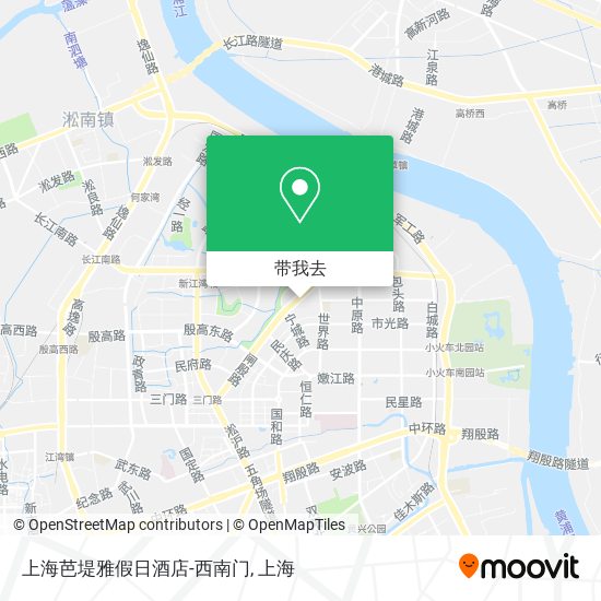 上海芭堤雅假日酒店-西南门地图