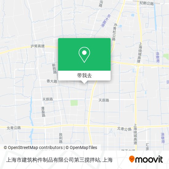 上海市建筑构件制品有限公司第三搅拌站地图
