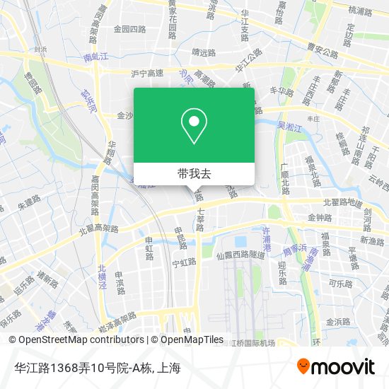 华江路1368弄10号院-A栋地图