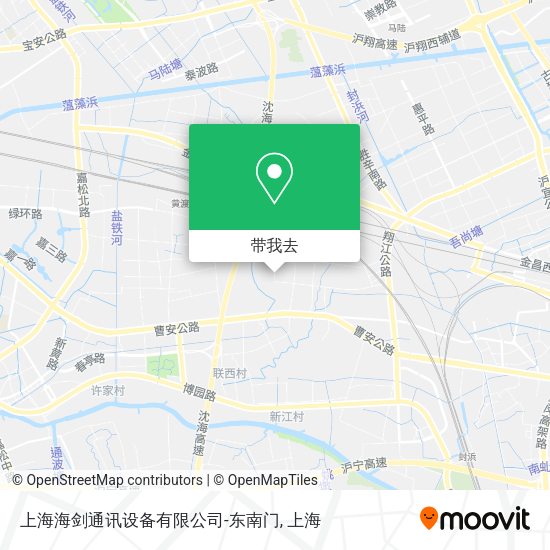 上海海剑通讯设备有限公司-东南门地图