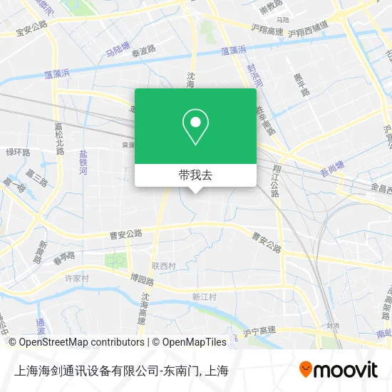 上海海剑通讯设备有限公司-东南门地图