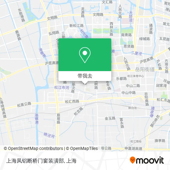 上海凤铝断桥门窗装潢部地图
