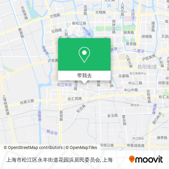 上海市松江区永丰街道花园浜居民委员会地图