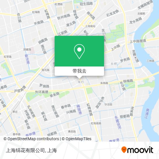 上海绢花有限公司地图