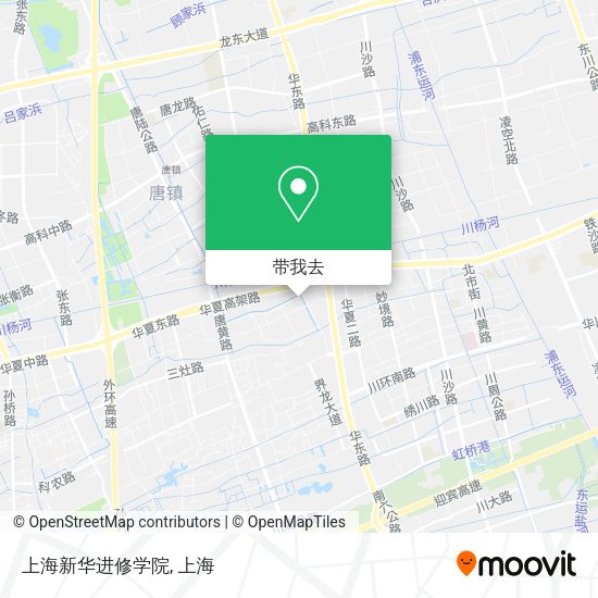 上海新华进修学院地图
