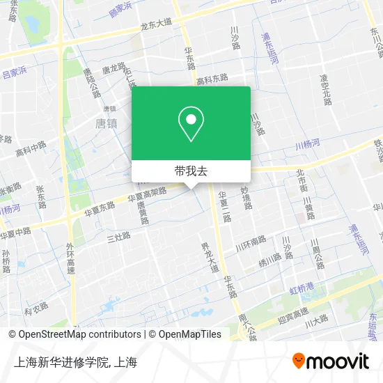 上海新华进修学院地图