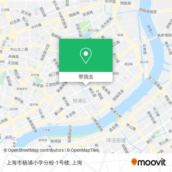 上海市杨浦小学分校-1号楼地图