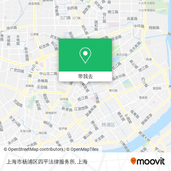 上海市杨浦区四平法律服务所地图