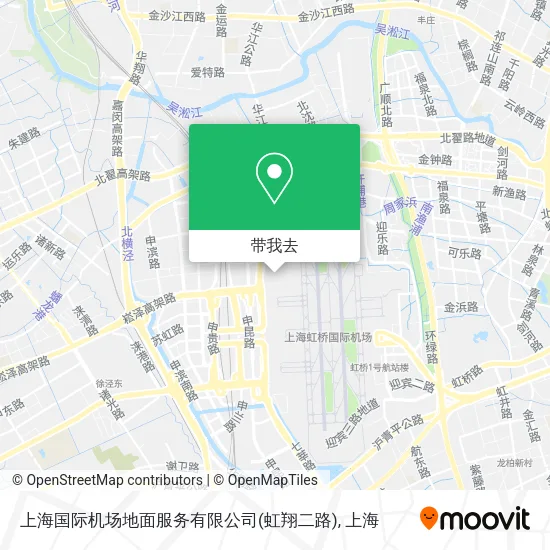 上海国际机场地面服务有限公司(虹翔二路)地图