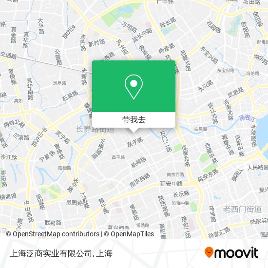 上海泛商实业有限公司地图