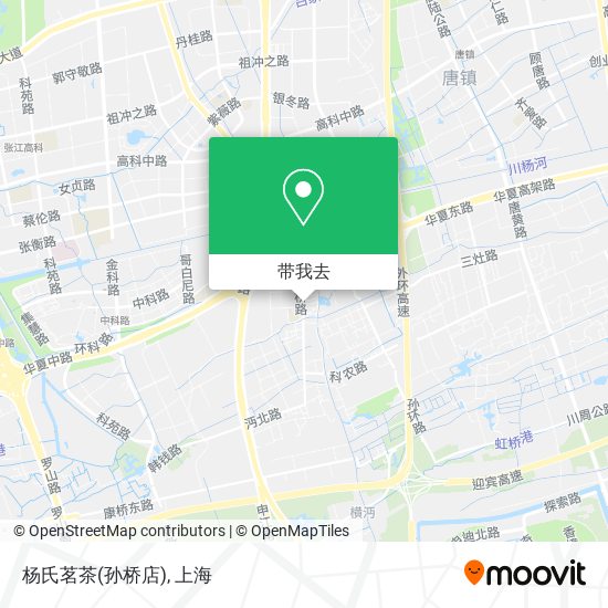 杨氏茗茶(孙桥店)地图