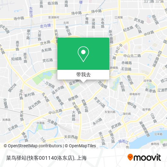 菜鸟驿站(快客001140洛东店)地图