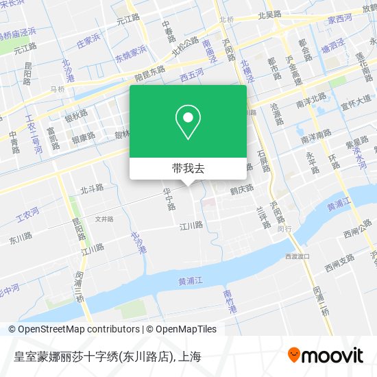 皇室蒙娜丽莎十字绣(东川路店)地图