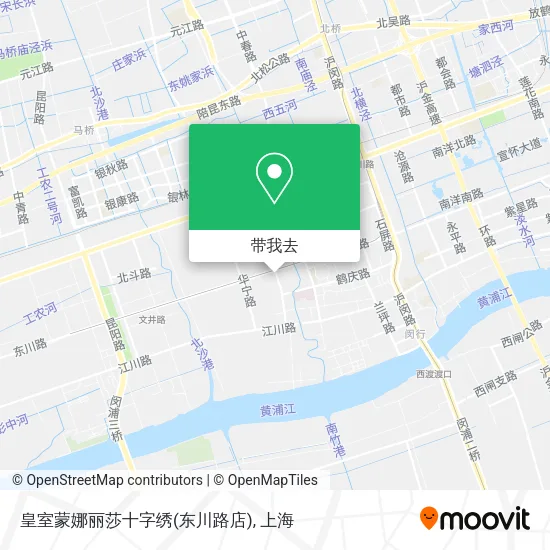 皇室蒙娜丽莎十字绣(东川路店)地图