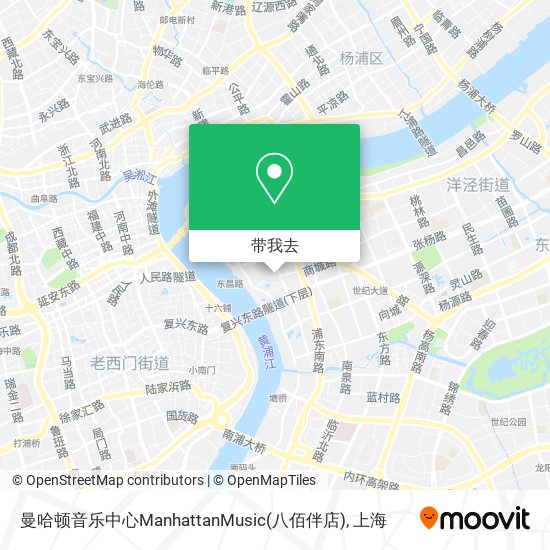 曼哈顿音乐中心ManhattanMusic(八佰伴店)地图