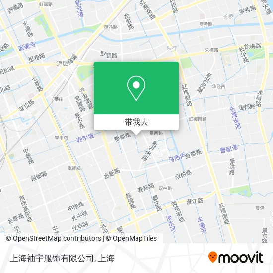 上海袖宇服饰有限公司地图