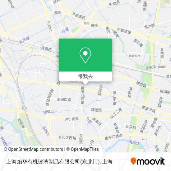 上海焰华有机玻璃制品有限公司(东北门)地图