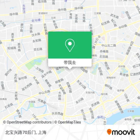 北宝兴路70后门地图