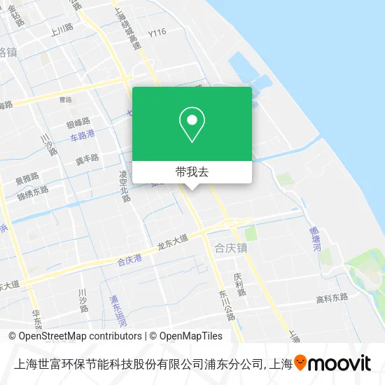 上海世富环保节能科技股份有限公司浦东分公司地图
